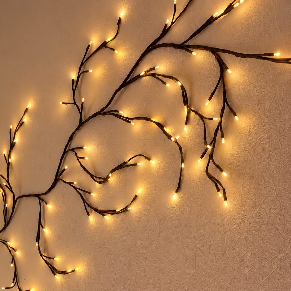 LED Šviečianti šaka su pulteliu (2,3 m)