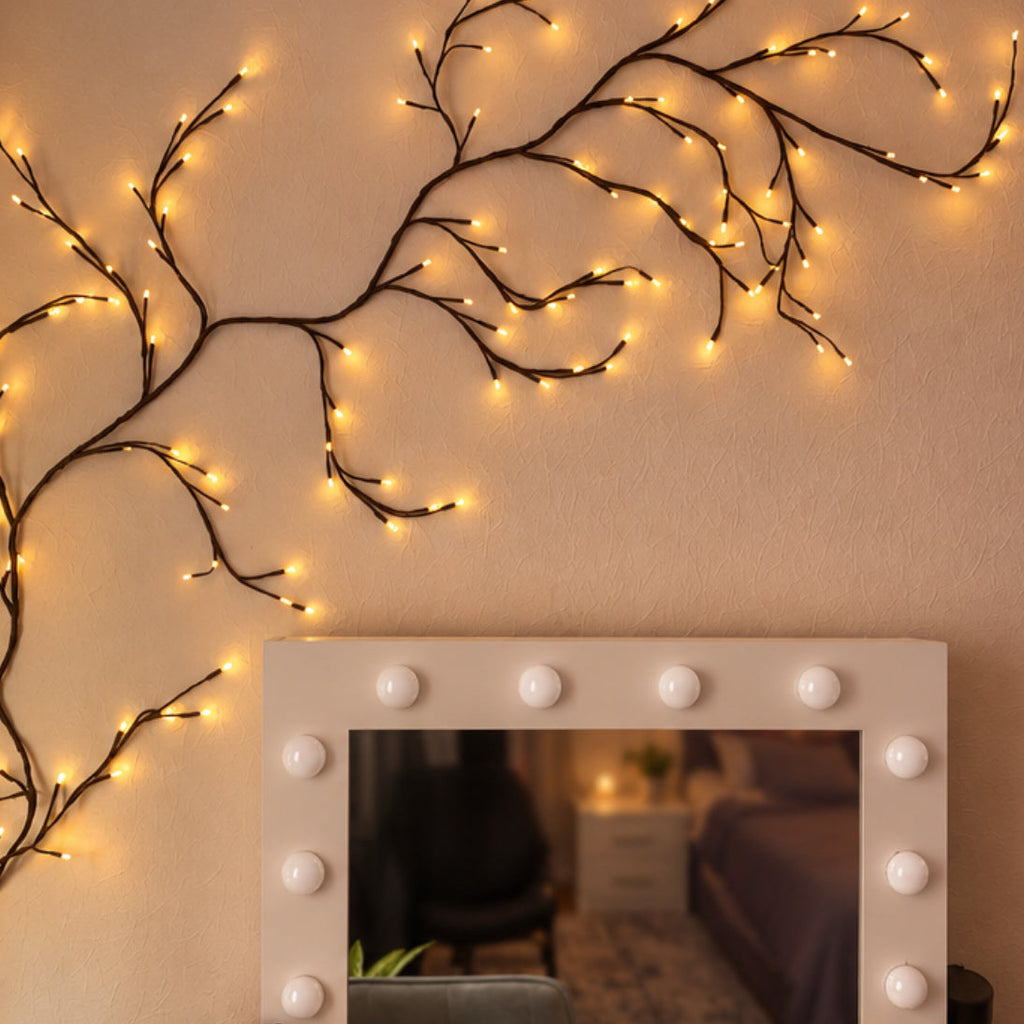 LED Šviečianti šaka su pulteliu (2,3 m)